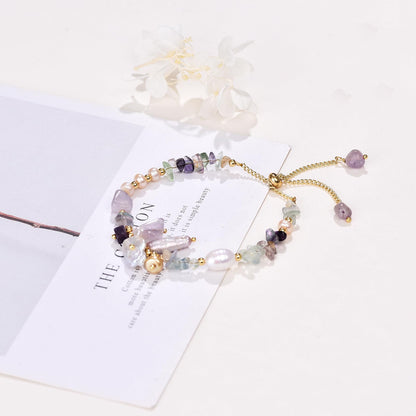 LWQQWL Baroque Pearl Bracelet for Women Natural Pearl Bracelet Healing Stone Bracelets Pearl Jewelry Gift
