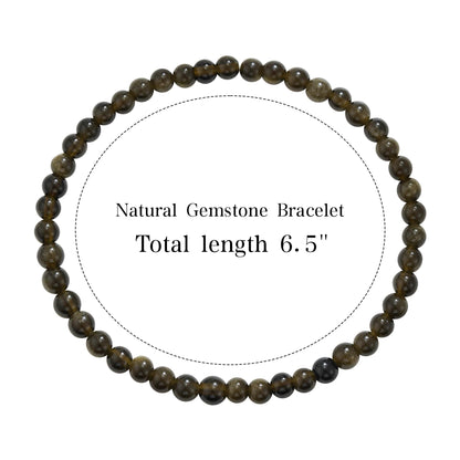 Treasure Bender Valentines Day Gifts for Him - Natural Crystals and Healing Stones Black Tourmaline Beaded Bracelets Birthday Gifts for Men Boyfriend Friend(Black Tourmaline)