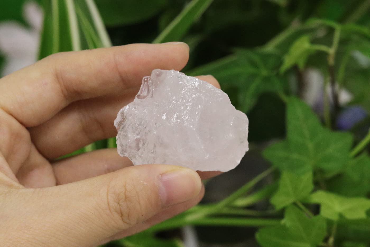 YATOJUZI Clear Quartz 1lb Bulk Natural Healing Crystals Raw Rough Rocks Stones Sets for Cabbing Tumbling Cutting Lapidary Polishing Reiki Crytsal Healing Wire Wrapping Decoration Gemstone