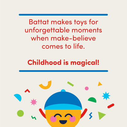 Battat – Activity Cube with Farm Theme – Educational Wooden Toys for Toddlers and Kids – 1 Year +