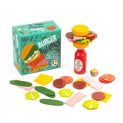 Professor PUZZLE Foodie Games - Burger Balance Stacking Game