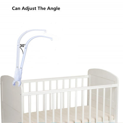 Accfore DIY 23 inches Crib Mobile Arm Nursery Mobile arm Baby Mobile Hanger, Mobile arm for Crib,The Claw Part can be Adjusted Width,DIY Toy Decoration (Crib Mobile Arm)