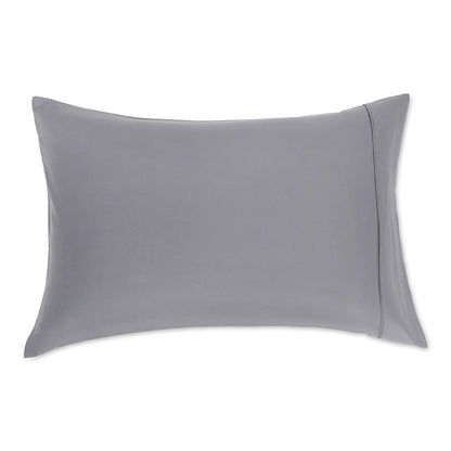 Amazon Basics Standard Pillowcases Set of 2 - Lightweight, Super Soft Easy Care Microfiber, Dark Gray, 30" L x 20" W, Pillows Not Included
