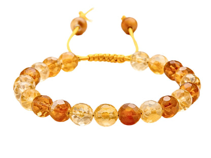 Amazing Gemstone Citrine Bracelet for Women - Chakra Mens Bracelet Protection Crystals and Healing Stones - Blessing Spiritual Meditation Gift Christmas Stocking Stuffers