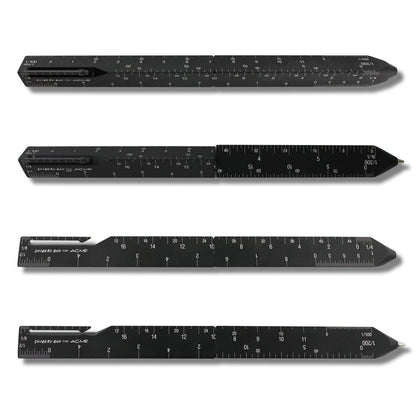 ACME Studios Scale - Black Retractable Ballpoint Pen by Shigeru Ban