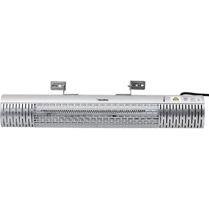 Global Industrial Infrared Patio Heater W/Remote Control, Wall/Ceiling Mount, 1500W, 120V