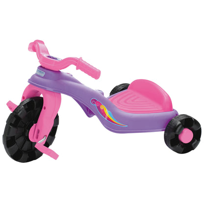 American Plastic Toys Kids’ Sweet Petite Trike, Pink, Durable Plastic, Stabilizing Metal Axles, Develops Balance and Motor Skills, Outdoor Tricycle, for Ages 18 Months to 4 Years Old