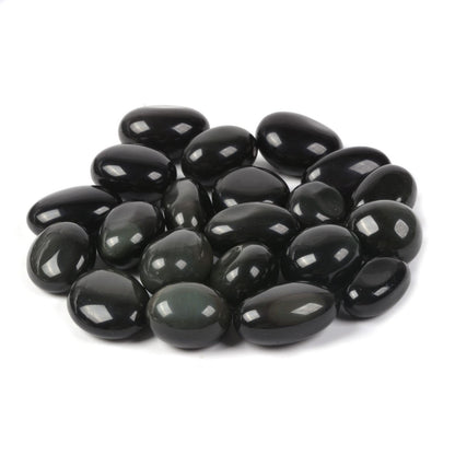 Justinstones 100 Grams Rainbow Obsidian Tumbled Polished Natural Crystal Healing Pocket Stones Rock Collection