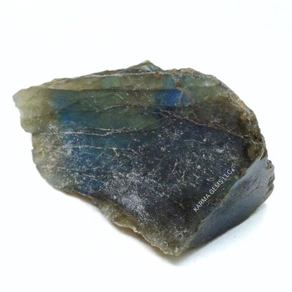 Karma Gems 5 Pcs Labradorite Natural Crystals - Rocks for Tumbling - Raw Cool Agate Crystal Stones - Chakra Healing Gemstones - Meditation and Reiki Stones - Rock Collections for Kids