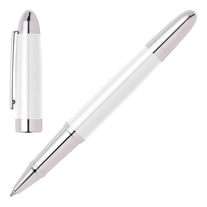 Hugo Boss Rollerball Pen Icon | Black Ink | Gift Box (White)