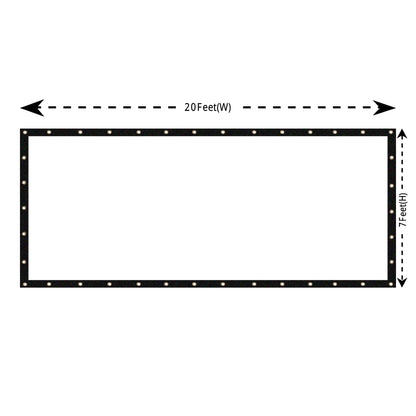 Covers & All Heavy Duty Clear Vinyl Tarp – 20 Mil Waterproof Clear Tarp with Grommets for Patio, Porch, Gazebo, Greenhouse & Chicken Coop (7 x 20 ft)