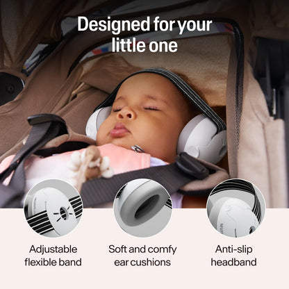 Alpine Muffy Baby Ear Protection for Babies and Toddlers up to 36 Months - CE & ANSI Certified - Noise Reduction Earmuffs - Comfortable Baby Headphones Against Hearing Damage & Improves Sleep - Black