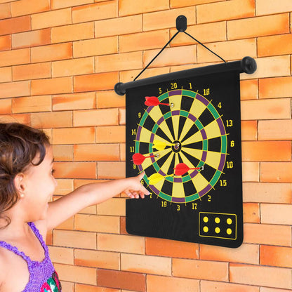 Magnetic Dart Board Set for Kids with 12 Darts - Indoor/Outdoor Safe Games for Boys & Girls Teens, Birthday Gifts Game Room Decor Toys