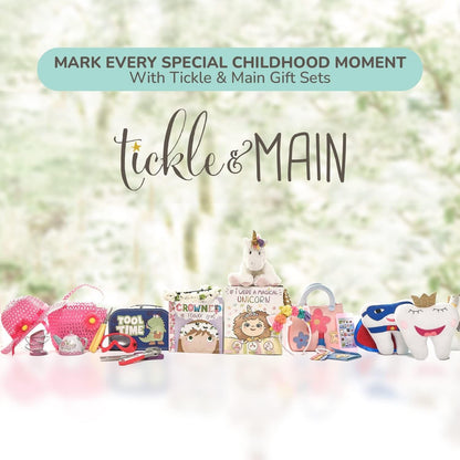 Tickle & Main Everybunny Prays Bunny Plush & Musical Prayer Toy for Christening Gifts for Girls - Pink, 7 in - Baby Dedication & Baptism Gifts for Girls with Illustrated Board Book