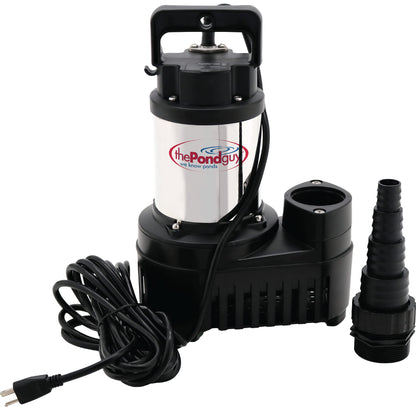 The Pond Guy RapidFlo Submersible Outdoor Water Pump, Perfect for Ponds, Waterfalls, Streams, Hydroponics & Pondless Features, Easy Install, Energy Saving, Quiet, Powerful Flow, Asynchronous, 4000 GPH