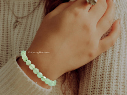 Amazing Gemstone Green Aventurine Bracelet for Women - Chakra Mens Bracelet Protection Crystals and Healing Stones - Blessing Bracelet Spiritual Meditation Gift Christmas Stocking Stuffers