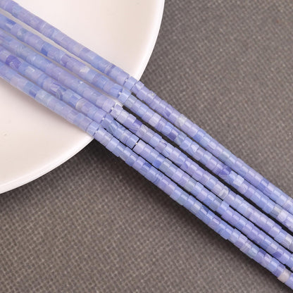 BONNY BOXX 150PCs Natural New Purple Agate Spacer Beads, Loose Semi Precious Flat Round Gemstone Heishi Disc Stone Beads for Beading Jewelry Making 4mm*2mm