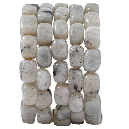 Natural Large Spectrolite Cube Stone Beads 8x11mm 38cm/str Loose Semi Gemstone Stone Square Beads for Making Bracelets Necklace