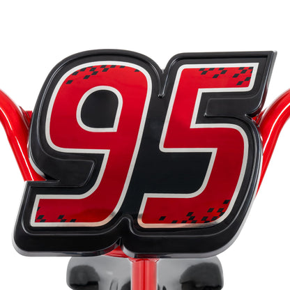 Huffy Disney Pixar Cars Lightning McQueen 16 Inch Kid's Bike, Ideal for Ages 4-6 Years Old, Training Wheels Included, Quick Connect Assembly, Fun and Playful Graphics, Simple Coaster Brake