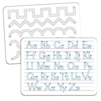 Handwriting Practice Dry Erase Board – ABC Alphabet Tracing for Kids Ages 3-5 | Small Whiteboard for Pre-K, Toddler, Preschool, Kindergarten Learning Activities and Homeschool Supplies “9" x 12"
