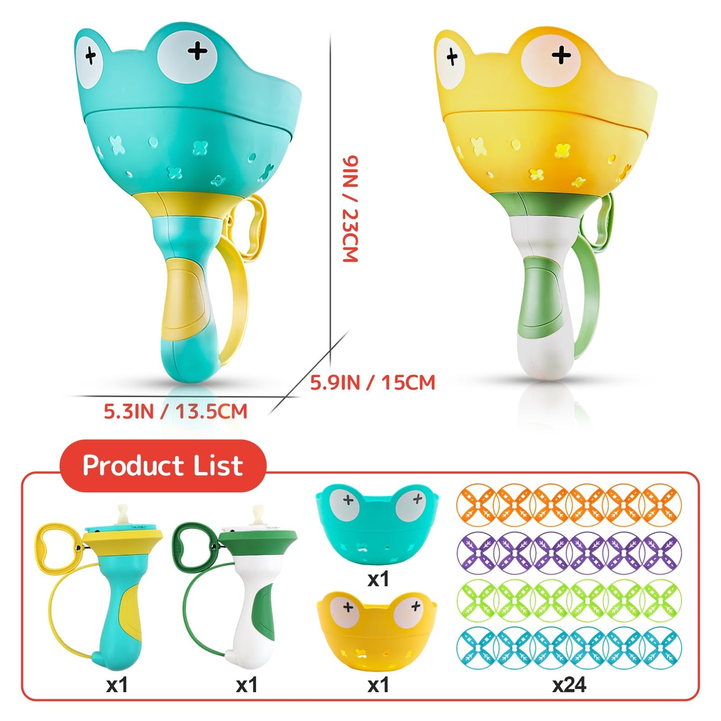 pamexin Outside Toys for Kids Ages 4-8 - Manual Capture Catching Game - Toddler Chasing Toy for Boys & Girls, Ages 3-7 - Outdoor Fun Family Games