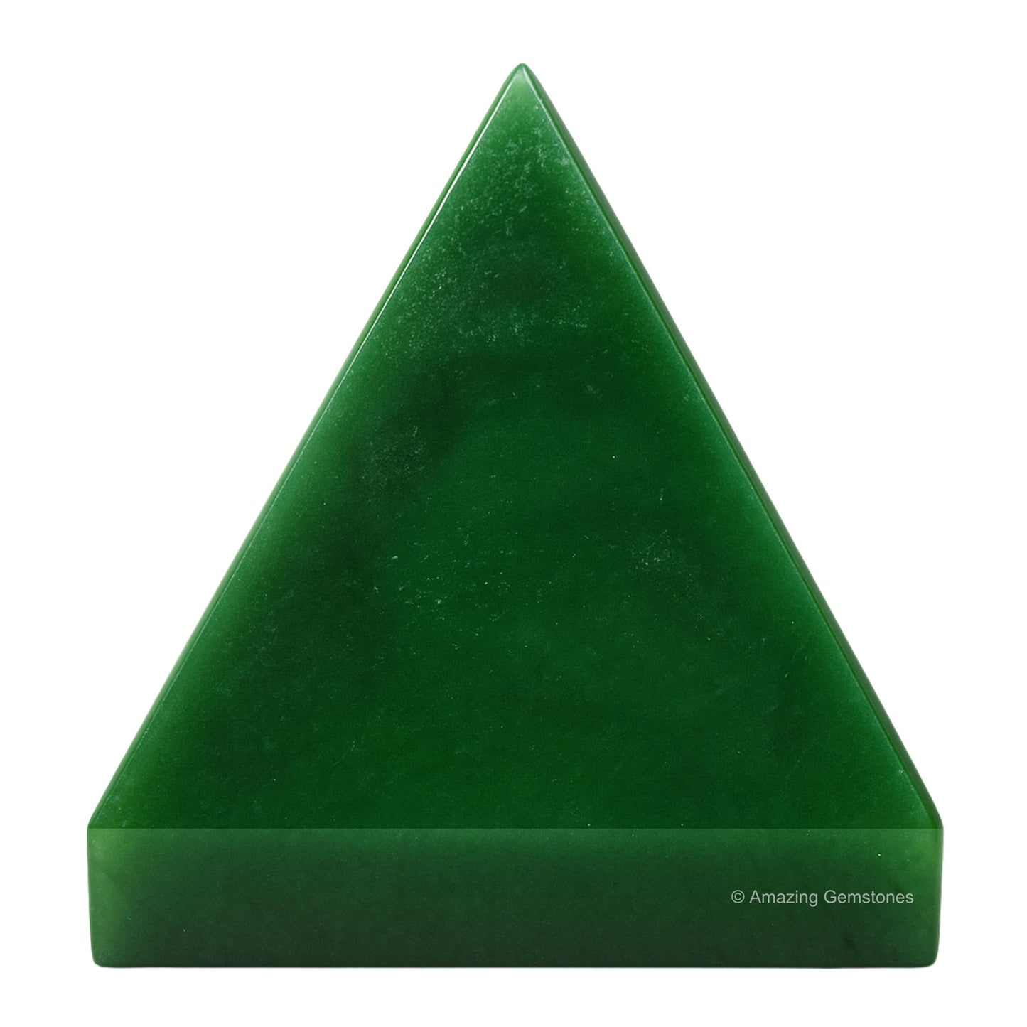 Amazing Gemstone Green Aventurine Pyramid Crystal Healing Stones - 1.5" Great Pyramid Figurine of Natural Stone Pyramid for Meditation, Reiki, Chakra Balancing and Crystal Pyramids Grid