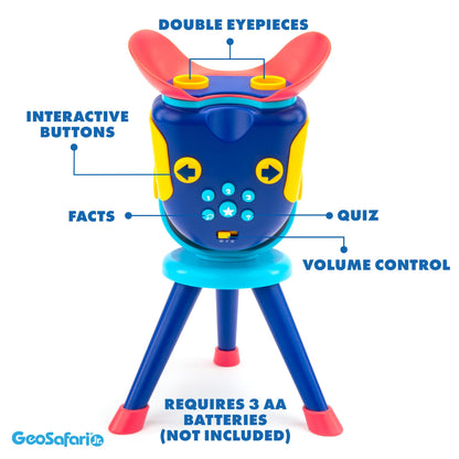 Educational Insights GeoSafari Talking Space Explorer featuring Emily Calandrelli - Toy Telescope for Kids, Toddler Space Toys, Beginner STEM Learning, Science Toys for Boys & Girls Ages 4+