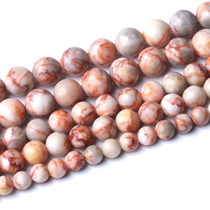 36pcs 10mm Natural Red Crazy Lace Agate Stone Beads Round Loose Spacer Beads for Jewelry Making DIY Bracelet,Energy Stone Healing Power (10mm, Red Crazy Lace Agate)
