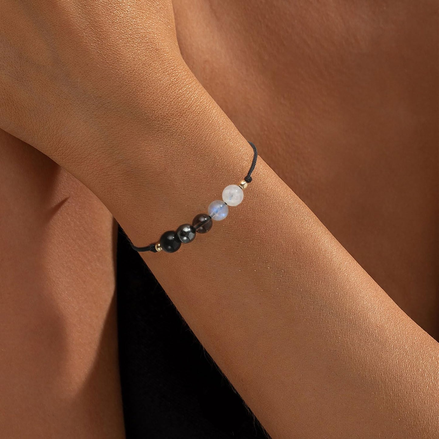 Empath Protection Bracelet Healing Energy Crystals Bracelets for Women, Healing Spiritual Crystal Bracelets Anxiety Relief Bracelet Emotional Gifts Hope Bracelets for Women Jewelry Gift