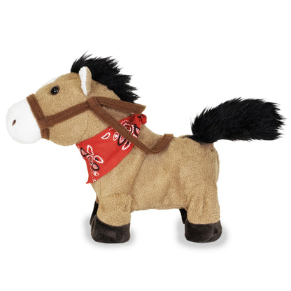 Cuddle Barn – Gallop The Musical Horse | Animated Plush Toy | Gallops, Trots, and Sings “Giddy Up, Lil’ Cowboy” | Stuffed Animal 10”
