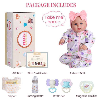 BABESIDE Reborn Baby Dolls 20 Inch Bailyn – Lifelike Realistic Baby Doll with Soft Cloth Body, Real Life Baby Dolls for Girls, Open Eyes Newborn Doll for Kids Age 3+