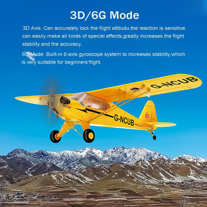 Park10 Toys 5CH RC Plane A160 J3 RC Airplanes for Adults 3D/6G Mode Brushless Stunt RC Planes 2.4GHZ RC Glider with 2 Batteries and Spare Propeller