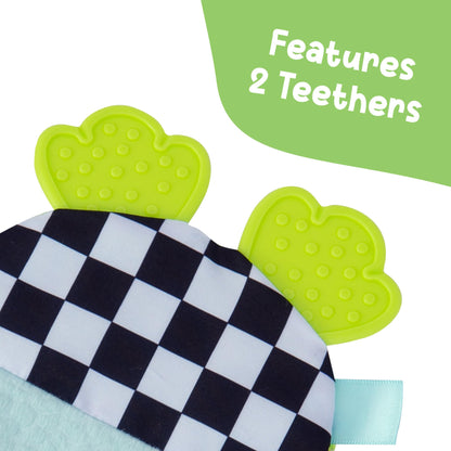 Lamaze Crinklies - Finlee the Frog Crinkle Toy - High Contrast Baby Toys for Sensory Development - Baby Gifts with Fun Textures and Patterns - Ages 0 Months and Up