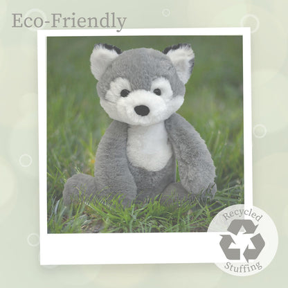 World's Softest Plush Stuffed Animal for Baby, Toddler, Kids, Adults - Adorable Toy Made from Kid-Friendly, Quality Materials - Lushee Wonder Wolf, 16"