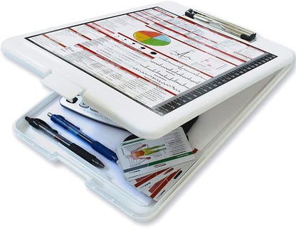 Premium Nursing Storage Clipboard with Quick Medical Reference Sheet - Clipboard for Nurses, Nurse Practitioners, CNA, and Nursing Students