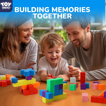 80PCS Magnetic Blocks, Magnetic Building Blocks for Kids Ages 3 4 5 6 Year Old, Magnet Cubes, Autism Montessori Toys, Preschool STEM Educational Sensory Magnet Toys Gifts for Kids 3-5 4-8