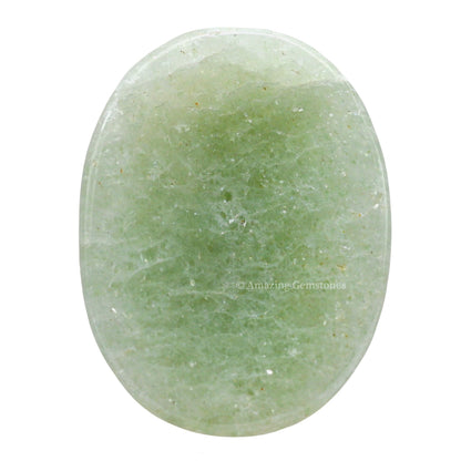 Amazing Gemstone Green Aventurine Worry Stone Crystals and Healing Stones - Worry Stones for Stress Relief Gifts - Piedra Crystal Fidget for Meditation - Unique Stocking Stuffers and Birthday Gifts