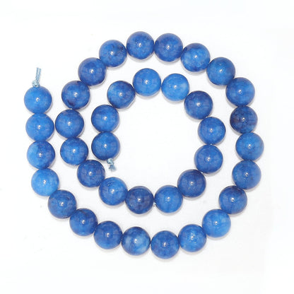 60pcs 6mm Natural Stone Beads Kyanite Beads Energy Crystal Healing Power Gemstone for Jewelry Making, DIY Bracelet Necklace