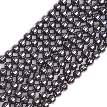 HAAMIIQII 45pcs 8mm Natural Black Hematite Loose Gemstone Beads Ball Shape Spacer Stone Beads for Jewelry Making DIY Bracelets Necklaces Crafting
