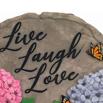 Spoontiques 13238 Live Laugh Love Stepping Stones, Multicolored