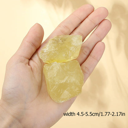 XIANNVXI Citrine Crystals 1.8-2.2" Large Raw Crystals and Healing Stones Natural Rough Crystal Rocks for Decor Gifts Tumbling Cabbing Polishing Fountain Rocks 1PCS