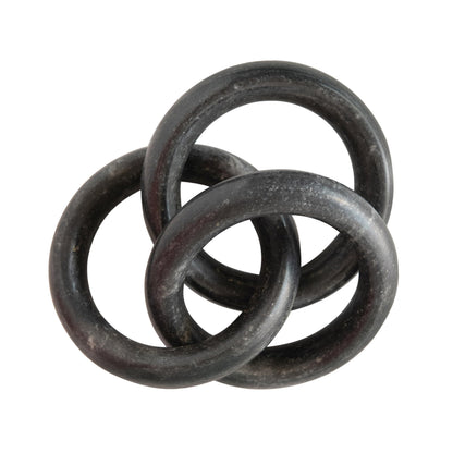 Bloomingville Marble Circle Chain, Black Décor, AH1797