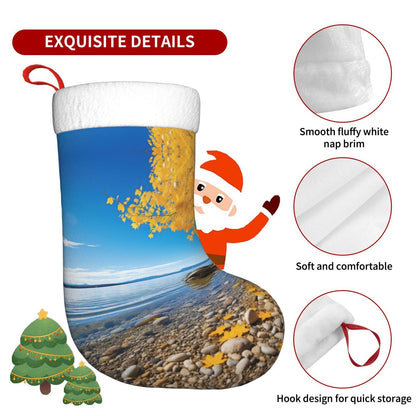 KOPUUYRD Autumn Print Luxurious Holiday Socks,Unique Christmas Socks for Joyful Season,Festive Ornament Classic