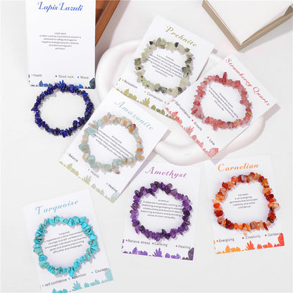 Garnet Bracelets for Women 8mm Raw Crystal Bracelet Healing Crystal Bracelet Gemstone Bracelet Natural Stone Bracelet Garnet Jewelry for Women Girls