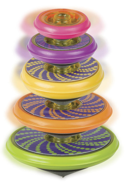 Toysmith Super Stacking Tops Kit, For Boys & Girls Ages 3+