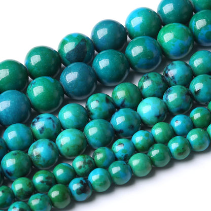 45PCS 8MM Natural Phoenix Stone Beads Round Loose Stone Beads for Jewelry Making DIY Energy Stone Healing Power Bracelet 15"