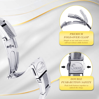 JEROOT Ultra Strength Magnetic Bracelet for Women | 3500-6000 Gauss Neodymium Magnets | Magnetic Therapy Jewelry with Adjustable Tool & Gift Packaging