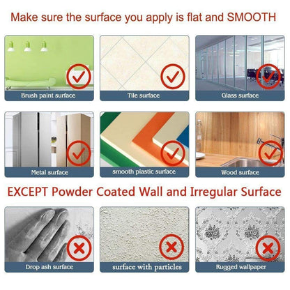 Self Adhesive White Board Paper - Dry Erase Wall Stickers Roll 17.7" x 78.7" (6.5 Feet) Message Board Wallpaper Decal for School/Office/Home/Kid/Art/Decorations, Safe for Adults & Kids with 4 Markers