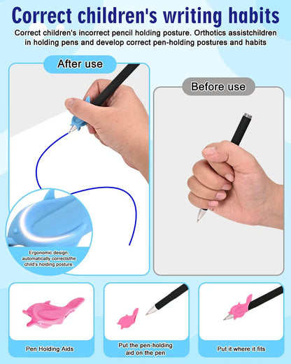 Magic Ink Practice Copybooks, Reusable Grooved Handwriting Practice for Kids Ages 3-7, Montessori Groove writing Preschool Workbook