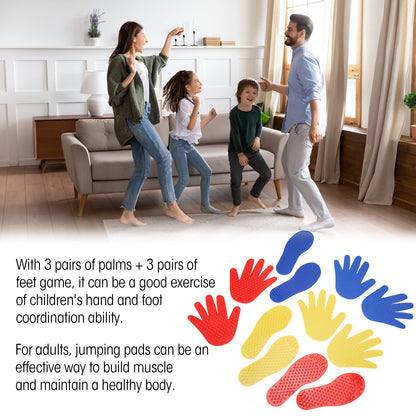 EVTSCAN Hands and Feet Play Mat Exercise Limb Coordination Integration Toy Game Mat for 1 Above Year Old